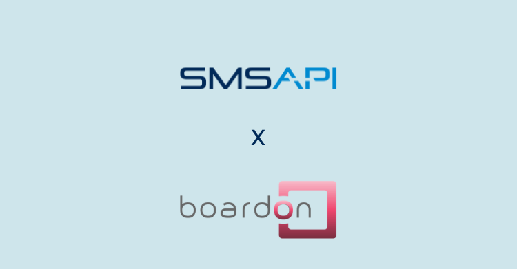 Boardon har valt SMSAPI som SMS-leverantör